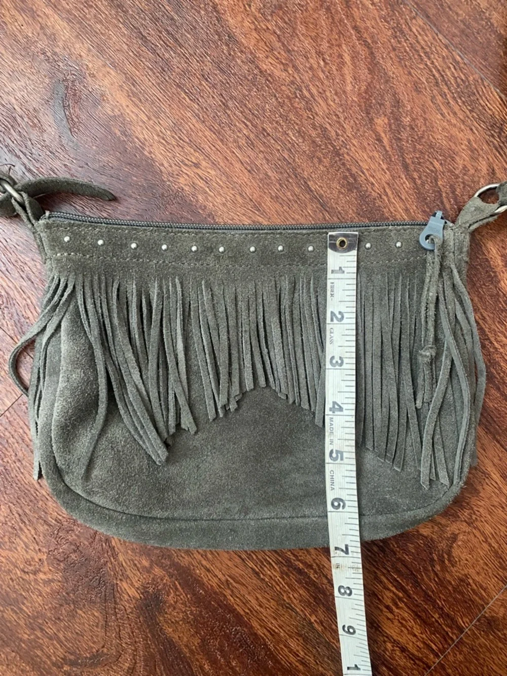 Gray Minnetonka fringe shoulder bag/purse! - Picture 6 of 8